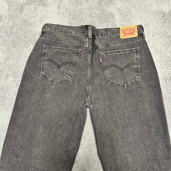 Levi’s Jeans Womens 30 Low Pro Straight High Rise Black Denim Pants - Picture 4 of 12